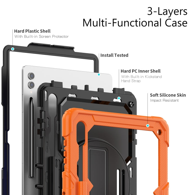 Custodia in silicone per Samsung Galaxy Tab S9 Ultra e S10 Ultra