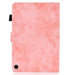 Custodia protettiva in pelle con trama marmo per Amazon Kindle Fire HD 8 (2020)