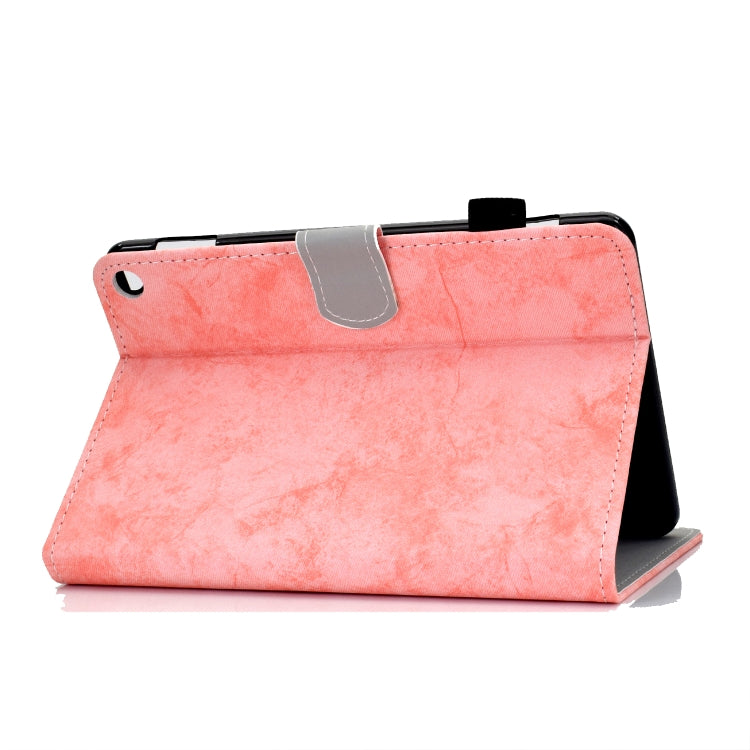 Custodia protettiva in pelle con trama marmo per Amazon Kindle Fire HD 8 (2020)