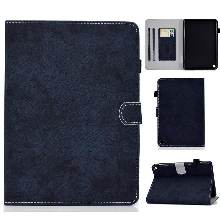 Custodia protettiva in pelle con trama marmo per Amazon Kindle Fire HD 8 (2020)