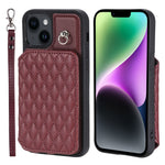 Custodia portafoglio per iPhone 15 Pro Max in PU e TPU