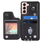 Custodia portafoglio per Samsung Galaxy S22 5G in PU e TPU