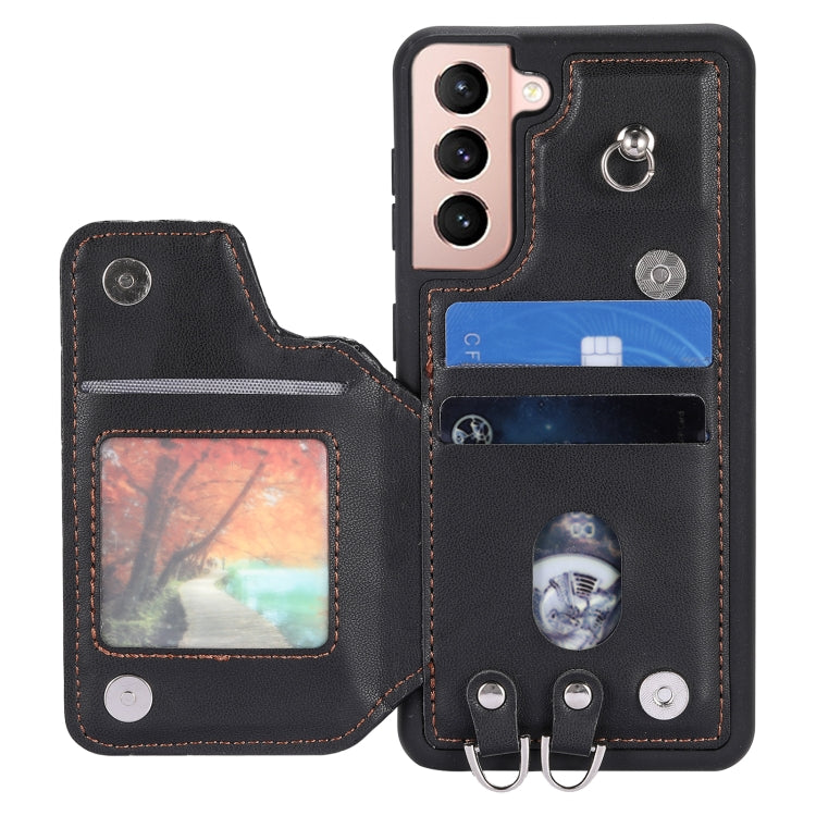 Custodia portafoglio per Samsung Galaxy S22 5G in PU e TPU
