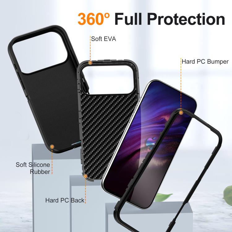 Custodia per telefono robusta impermeabile Life, For iPhone 18 Pro / 17 Pro, For iPhone 18 Pro Max / 17 Pro Max, For iPhone 17e / 16e, For iPhone 17
