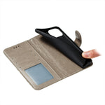 Custodia per cellulare in pelle con motivo floreale in pizzo, For iPhone 15
