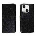 Custodia per telefono in pelle con stampa Sun Mandala, For iPhone 15 Pro, For iPhone 15 Plus, For iPhone 15
