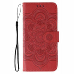 Custodia per telefono in pelle con stampa Sun Mandala, For iPhone 16e / 17e, For iPhone 17 Pro Max, For iPhone 17 Pro