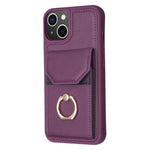 Custodia portafoglio per iPhone 14 Plus in PU e TPU