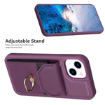 Custodia portafoglio per iPhone 14 Plus in PU e TPU