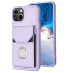 Custodia portafoglio per iPhone 14 Plus in PU e TPU