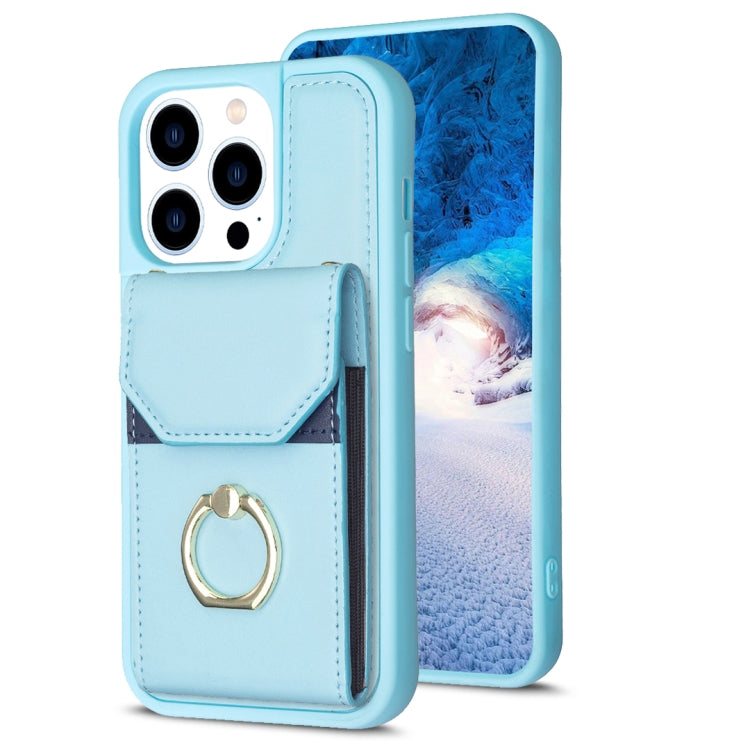 Custodia portafoglio per iPhone 14 Plus in PU e TPU