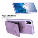 Custodia portafoglio con supporto per iPhone XR