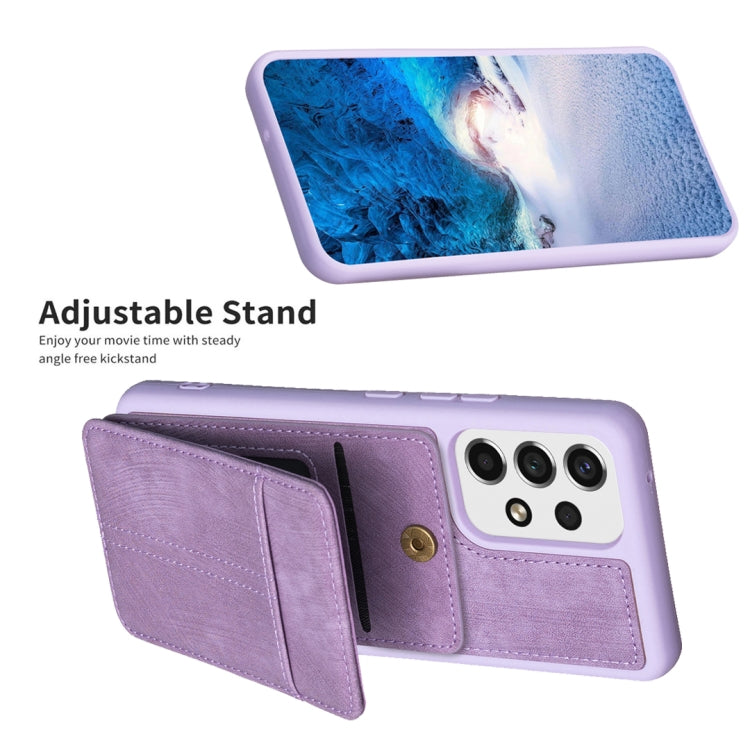 Custodia portafoglio con supporto per Samsung Galaxy A52