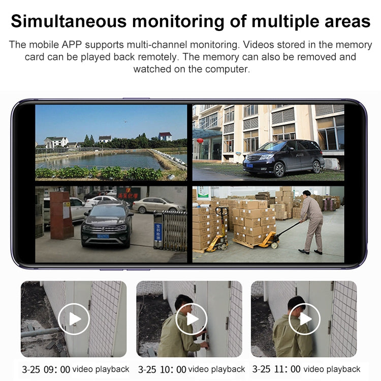 Telecamera IP WiFi esterna 8MP impermeabile con doppia luce a col