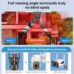 Telecamera IP WiFi esterna 8MP impermeabile con doppia luce a col