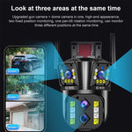 Telecamera IP WiFi esterna 8MP con visione notturna a colori