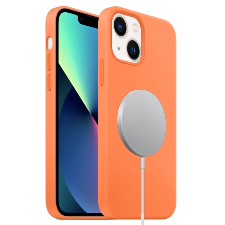 Custodia MagSafe silicone liquido per iPhone 13 mini
