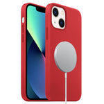 Custodia MagSafe silicone liquido per iPhone 13 mini
