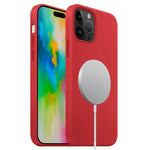 Custodia MagSafe silicone liquido per iPhone 16 Pro Max