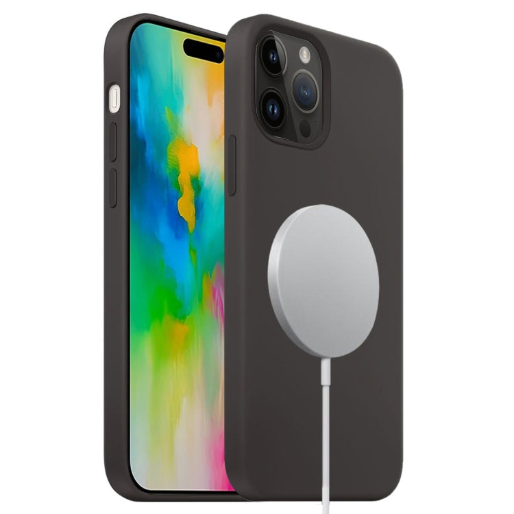 Custodia MagSafe silicone liquido per iPhone 16 Pro Max