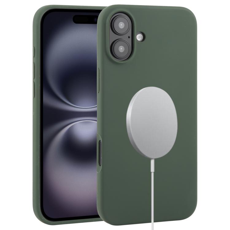 Custodia MagSafe silicone liquido per iPhone 16 Pro Max