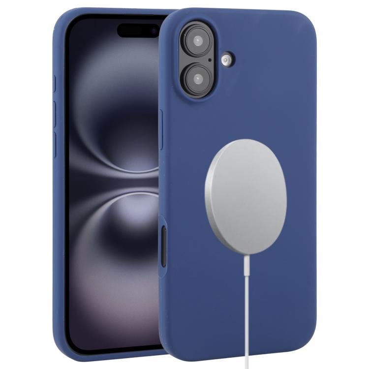 Custodia MagSafe silicone liquido per iPhone 16 Pro Max