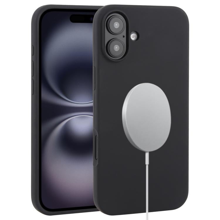 Custodia MagSafe silicone liquido per iPhone 16 Pro Max