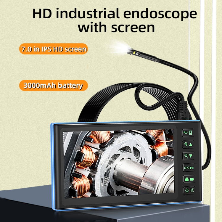 Endoscopio industriale con schermo da 7 pollici a doppia lente T23 da 5 mm, 5mm Dual-Lenses, 1m, 5mm Dual-Lenses, 2m, 5mm Dual-Lenses, 3.5m, 5mm Dual-Lenses, 5m, 10m Tube