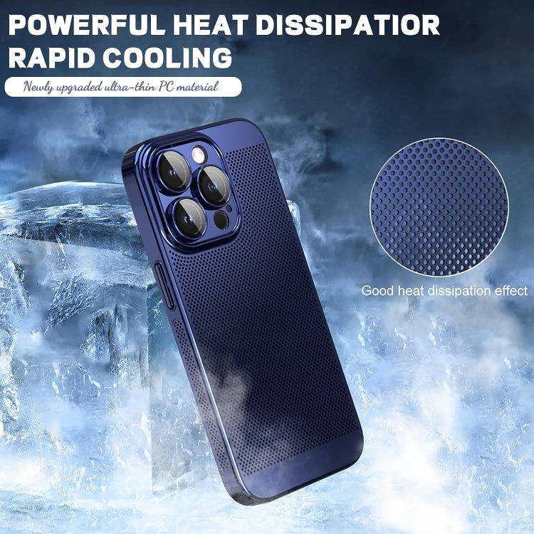 Custodia con raffreddamento a maglia fine per iPhone 15 Pro Max
