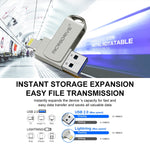 MicroDrive Disco Flash USB 2.0 + Lightning 8-512GB