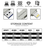 MicroDrive Disco Flash USB 2.0 + Lightning 8-512GB