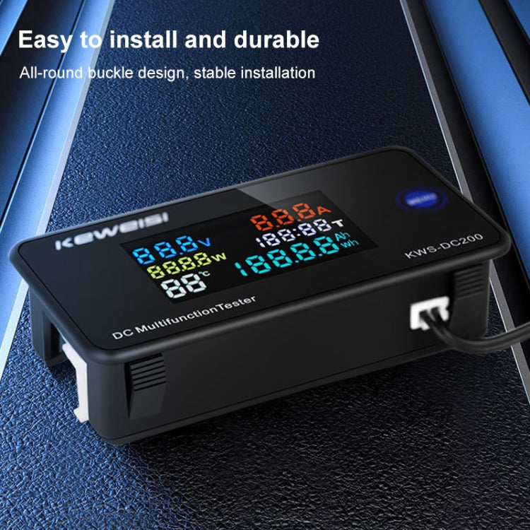 Orologio digitale KWS-DC200-10A 8-120 V CC con shunt integrato