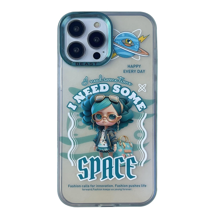 Custodia TPU PC con motivo dipinto per iPhone 13 e serie 12