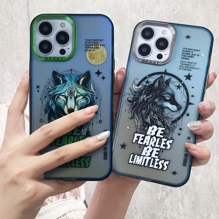 Custodia TPU PC con motivo dipinto per iPhone 13 e serie 12