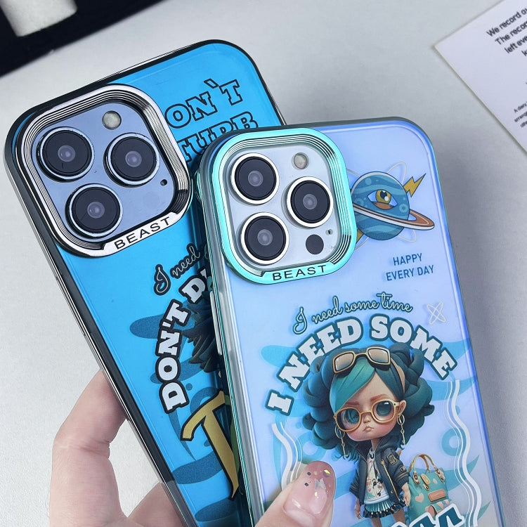 Custodia TPU PC con motivo dipinto per iPhone 13 e serie 12