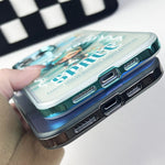 Custodia TPU PC con motivo dipinto per iPhone 13 e serie 12