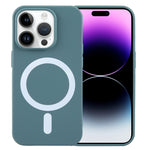 Custodia silicone liquido MagSafe per iPhone 15 Pro Max