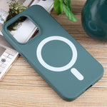 Custodia silicone liquido MagSafe per iPhone 15 Pro Max