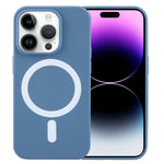 Custodia silicone liquido MagSafe per iPhone 15 Pro Max