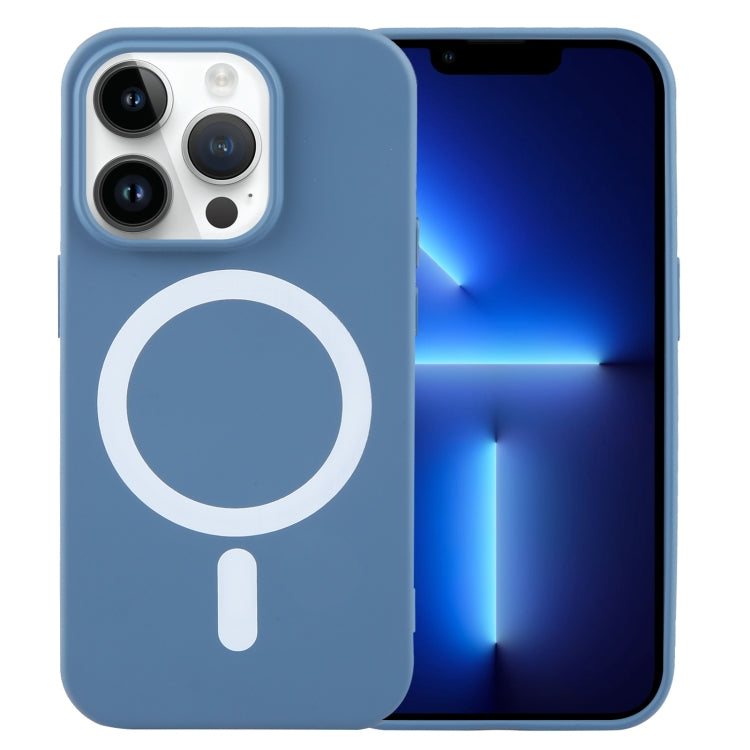 Custodia silicone liquido MagSafe per iPhone 14 Pro