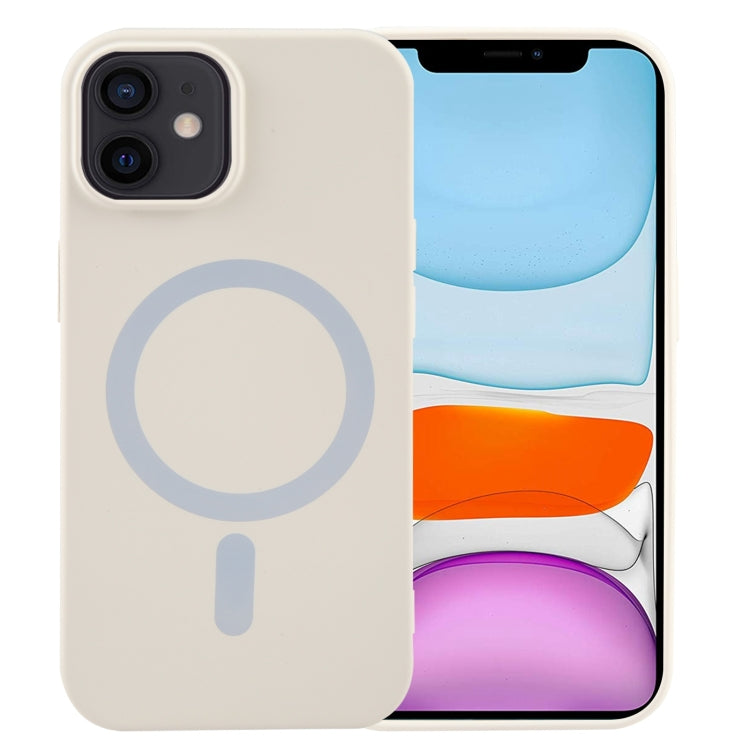 Custodia silicone liquido MagSafe per iPhone 12 Pro Max