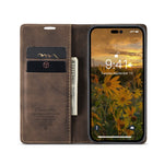 Custodia in pelle con vibrazione per iPhone 15 Pro Max