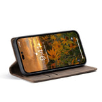 Custodia in pelle con vibrazione per iPhone 15 Pro Max