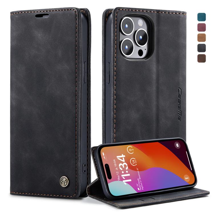 Custodia in pelle con vibrazione per iPhone 15 Pro Max
