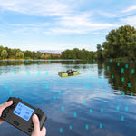 Supporto barca da pesca con esca telecomandata GPS