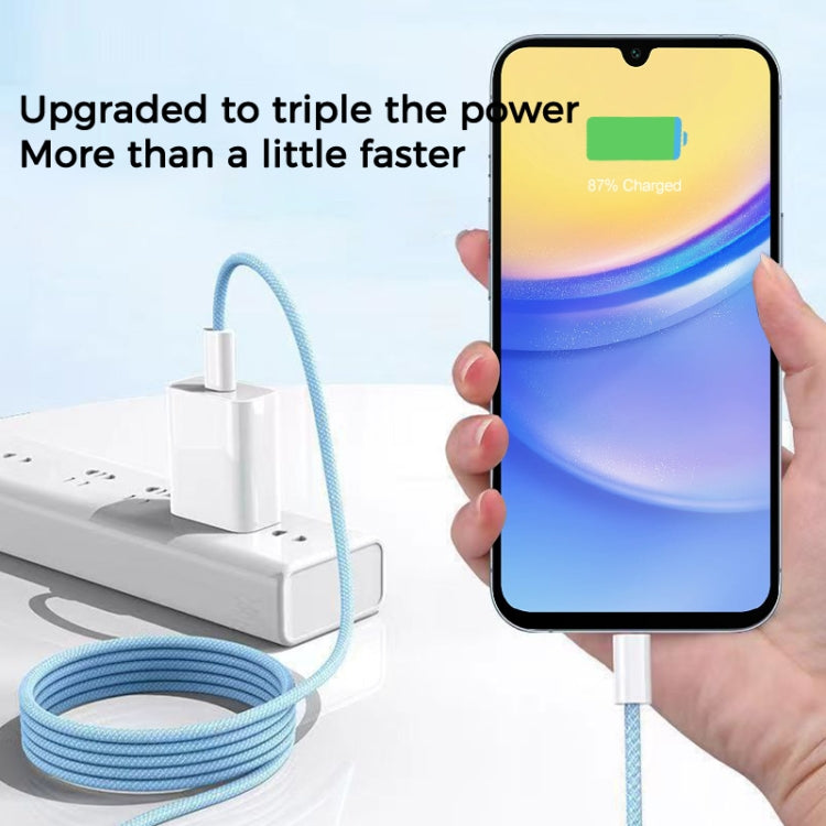 Cavo ricarica intrecciato USB-C a USB-C 1 m per iPhone 16