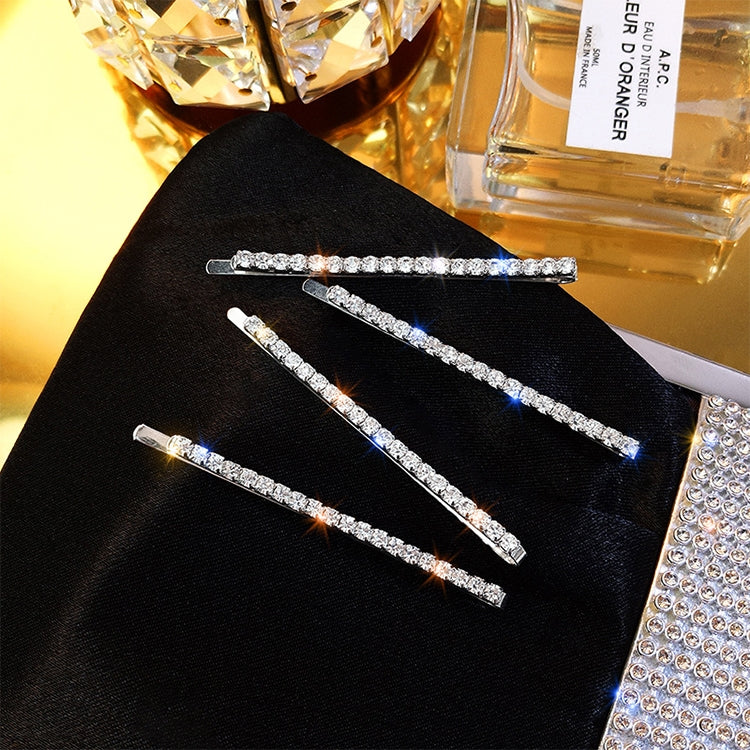 Copricapo con fermagli per capelli con strass 4 pezzi