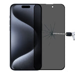 Pellicola vetro temperato anti-spia per iPhone 15 Pro Max