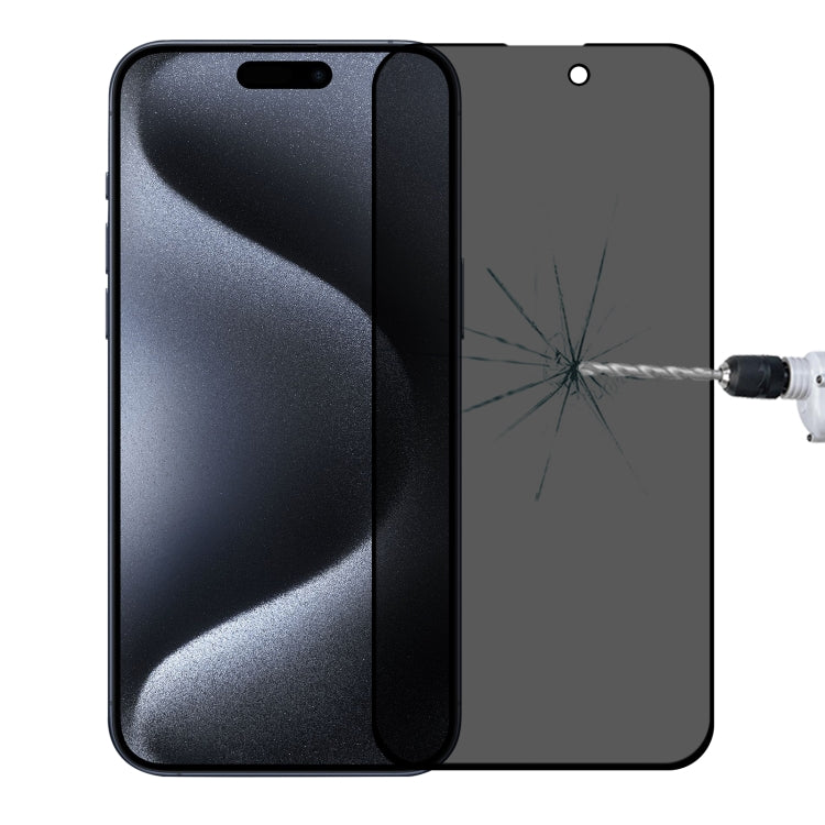 Pellicola vetro temperato anti-spia per iPhone 15 Pro Max