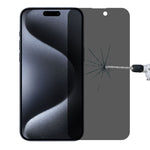 Pellicola vetro temperato anti-spia per iPhone 15 Pro Max